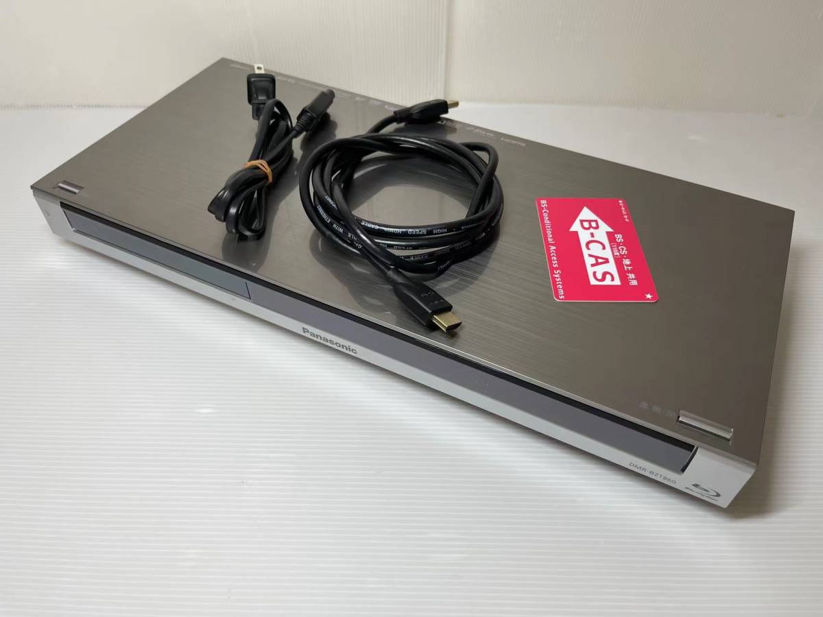 パナソニック DMR-BZT860 ブルーレイレコーダー Blu-ray GFマナミ様動作未確認•ジャンクPanasonic プレーヤー Panasonic パナソニック　DMR-BZT860　ブルーレイディスクレコーダー　作動確認済み2013年　日本製