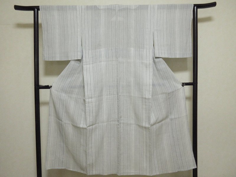 【高品質，本物保証】 ドークブア 夏 本場小千谷ちぢみ 白地 縦縞 麻 極上の逸品 622(紬、お召)｜売買されたオークション情報、yahooの商品情報をアーカイブ公開 - オークファン その他