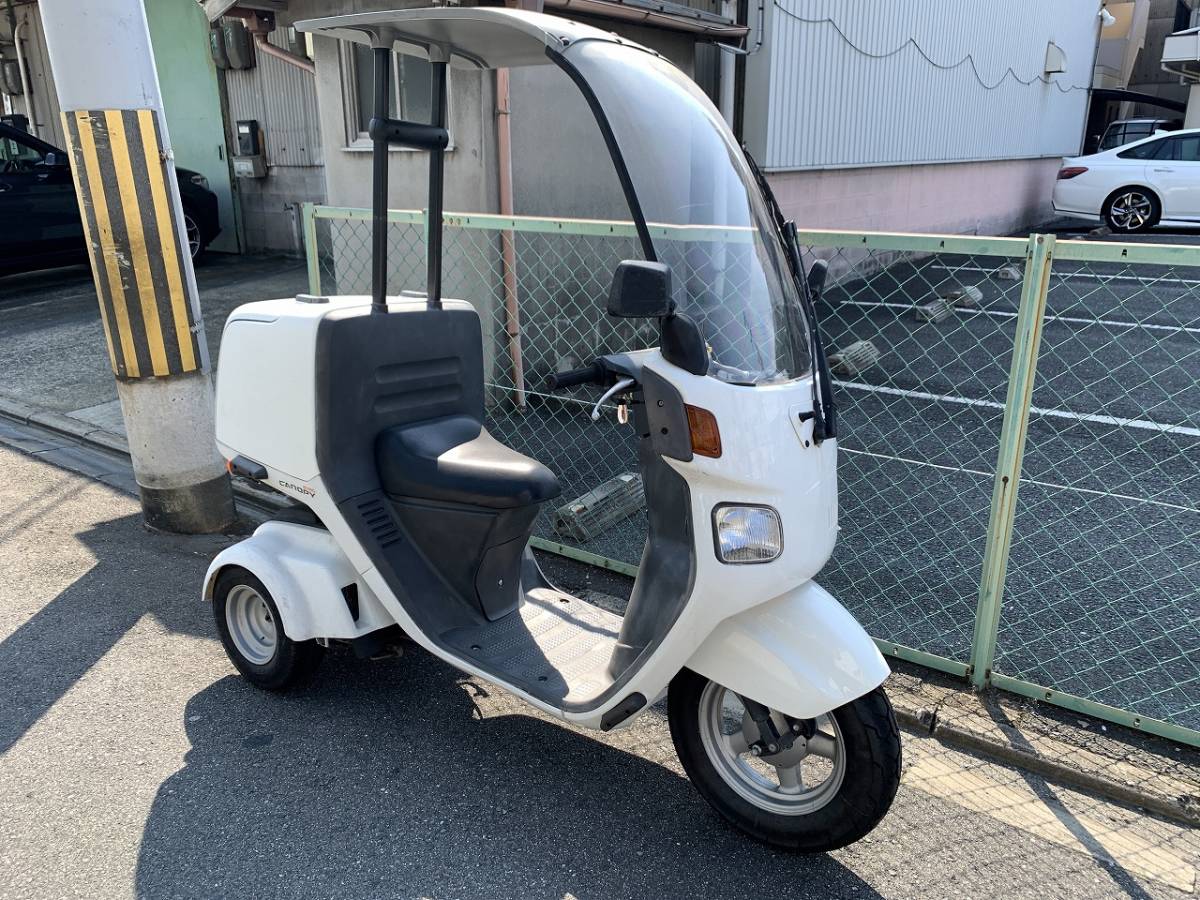 バイク ☆1日限定5万円！ジャイロキャノピー 4スト TA03 セル1 実働
