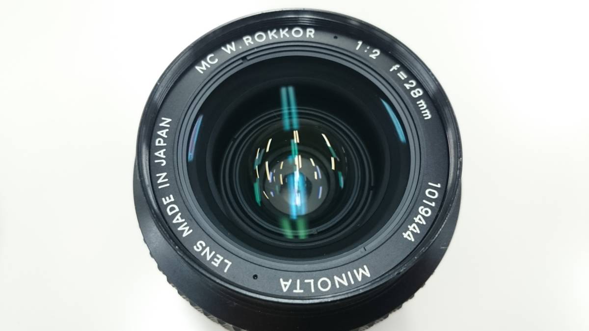 レア稀少！ミノルタ MINOLTA MC W.ROKKOR 28mm F2！ MC ミノルタ