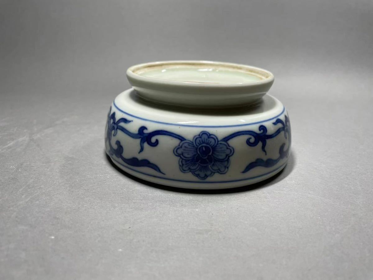 中国景徳鎮製 灰皿 染付 景徳鎮 古物 古美術 11.5cm(染付)｜売買された