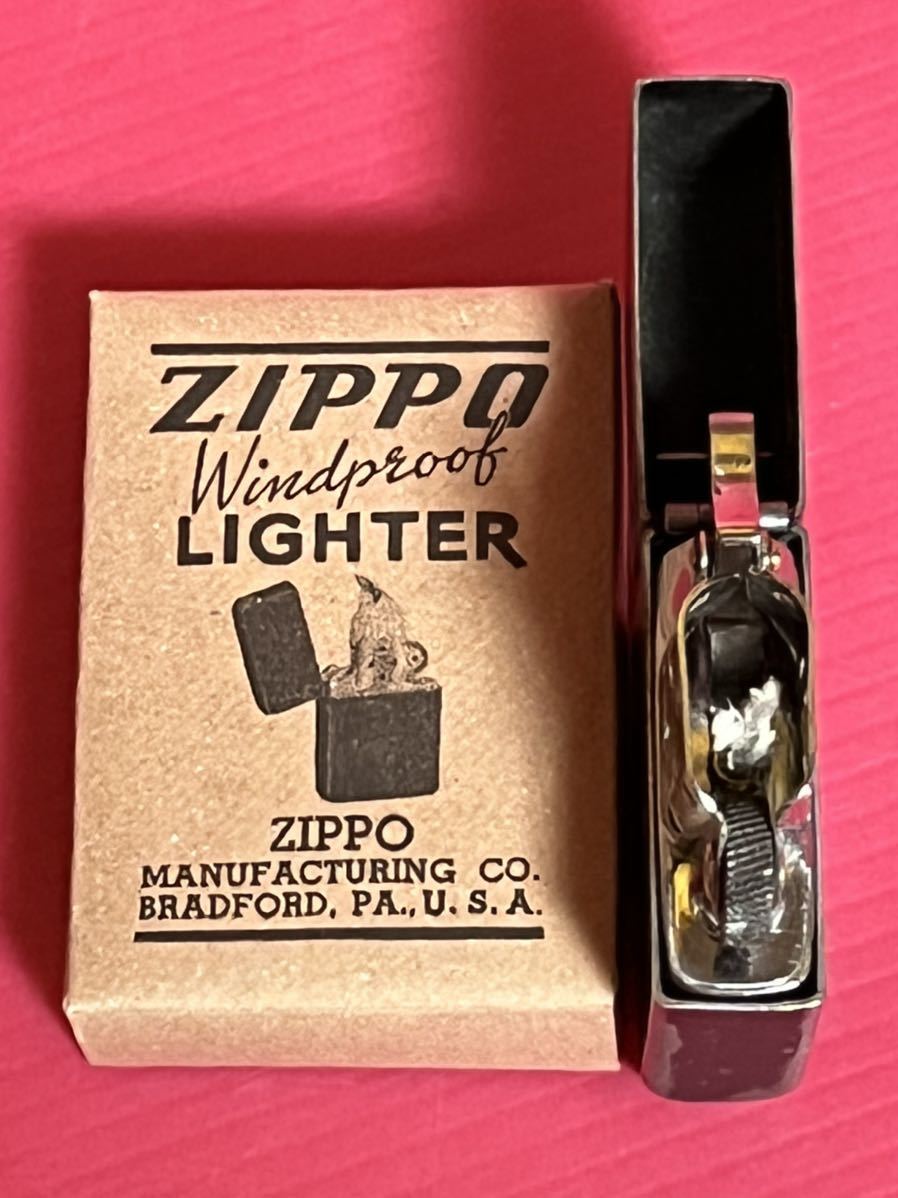 ZIPPO/ ジッポ ー/ 3バレル スチール製 ブラッククラックル ZIPPO/ ジッポ ー/ 3バレル スチール製 ブラッククラックル
