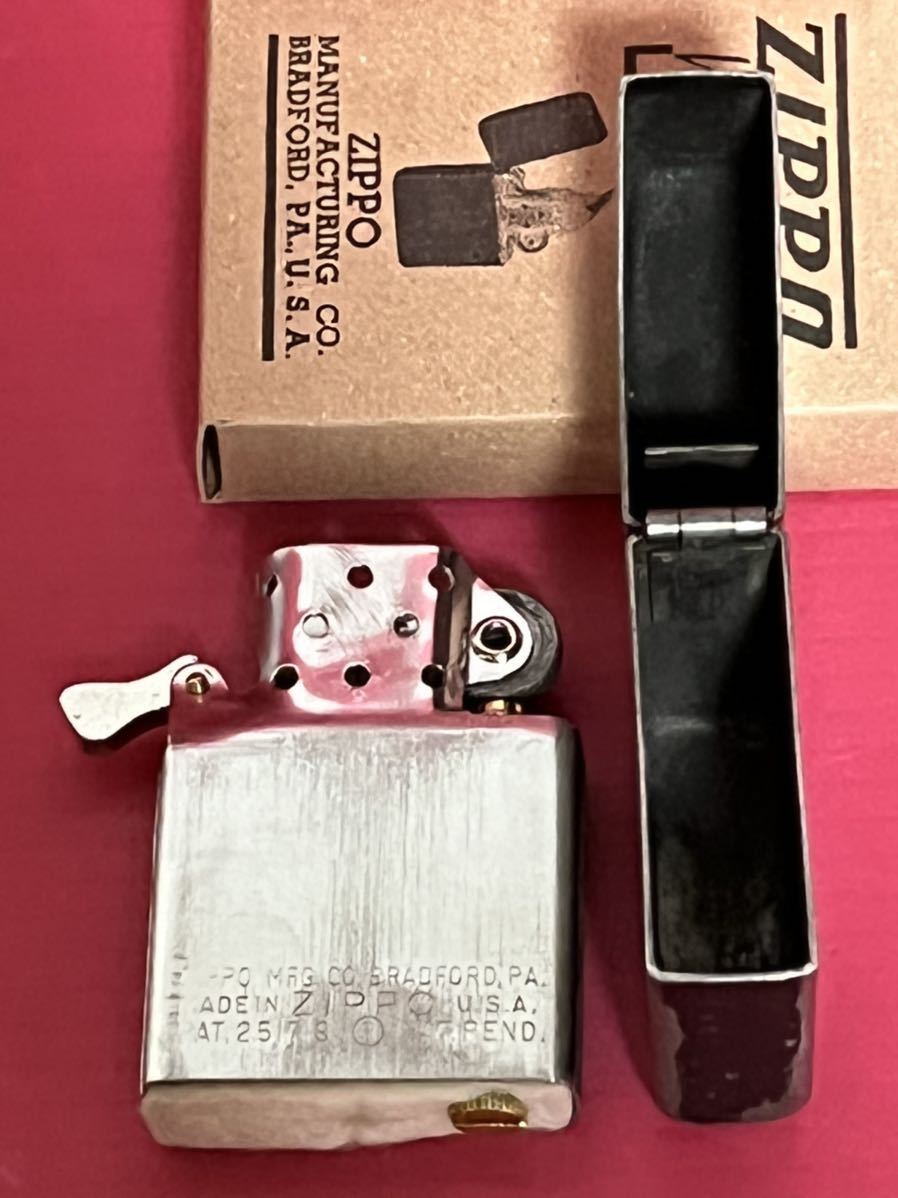 ZIPPO/ ジッポ ー/ 3バレル スチール製 ブラッククラックル ZIPPO/ ジッポ ー/ 3バレル スチール製 ブラッククラックル