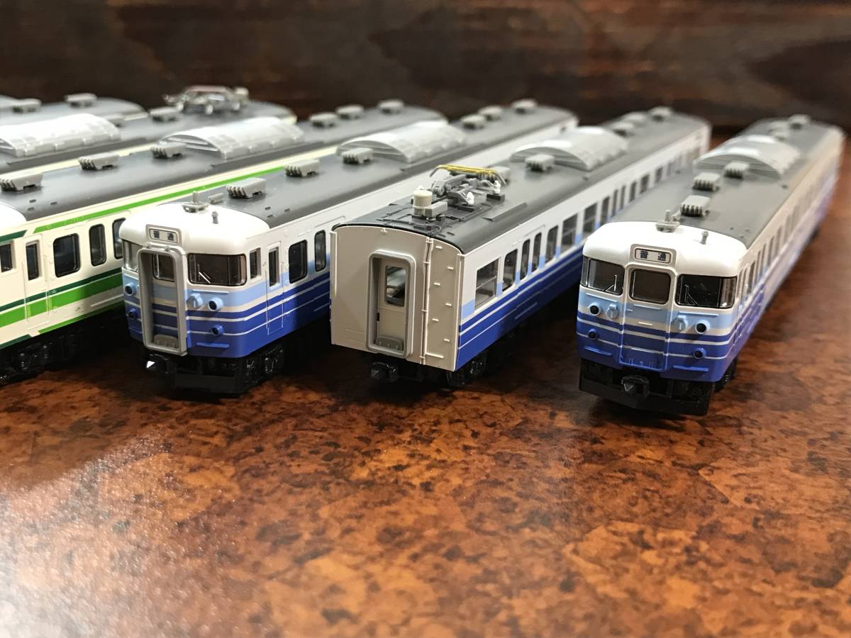 TOMIX 115系新潟色・新新潟色8両セット室内灯組込 98033・92295・92493