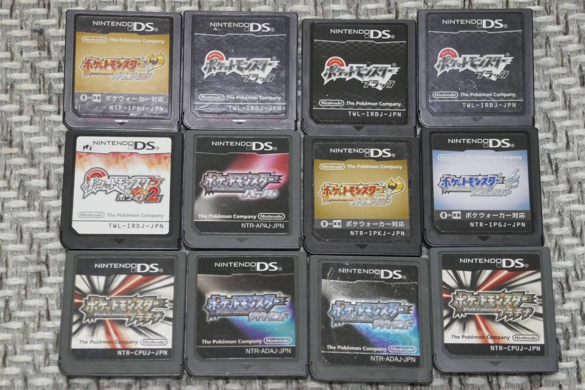 ◇DSソフトのみ ポケットモンスター 12本セット / ハートゴールド