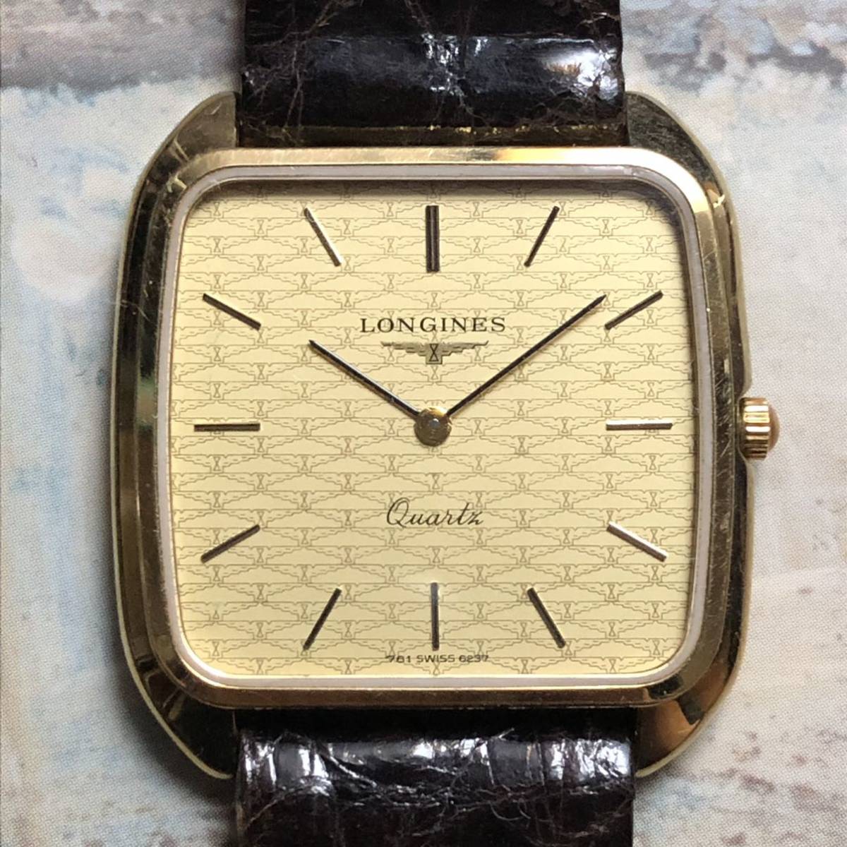 ロンジン LONGINES 腕時計 未使用品 高級クォーツドレスウォッチメンズ 