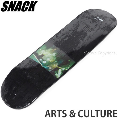 スケートボード デッキ まとめ売り 8枚セット バラ売り可能 1円～ SNACK ARTS & CULTURE DECK Black 8.125 スナック デッキ