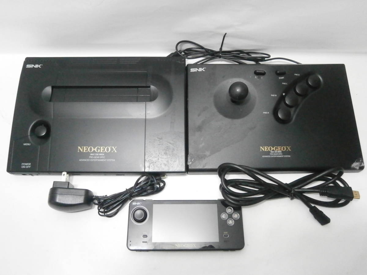 1円～ SNK NEO-GEO X ネオジオ X 本体 GOLD ステーション NG-001 