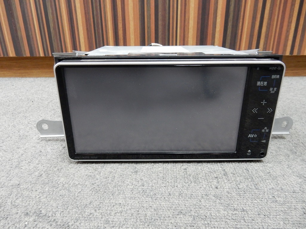トヨタ 純正HDDナビ NHDT-W59G 7インチワイド ワンセグTV DVD再生 CD 