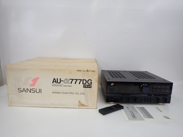 Sansui AU-α777DG プリメインアンプ サンスイ/山水 元箱・説明書