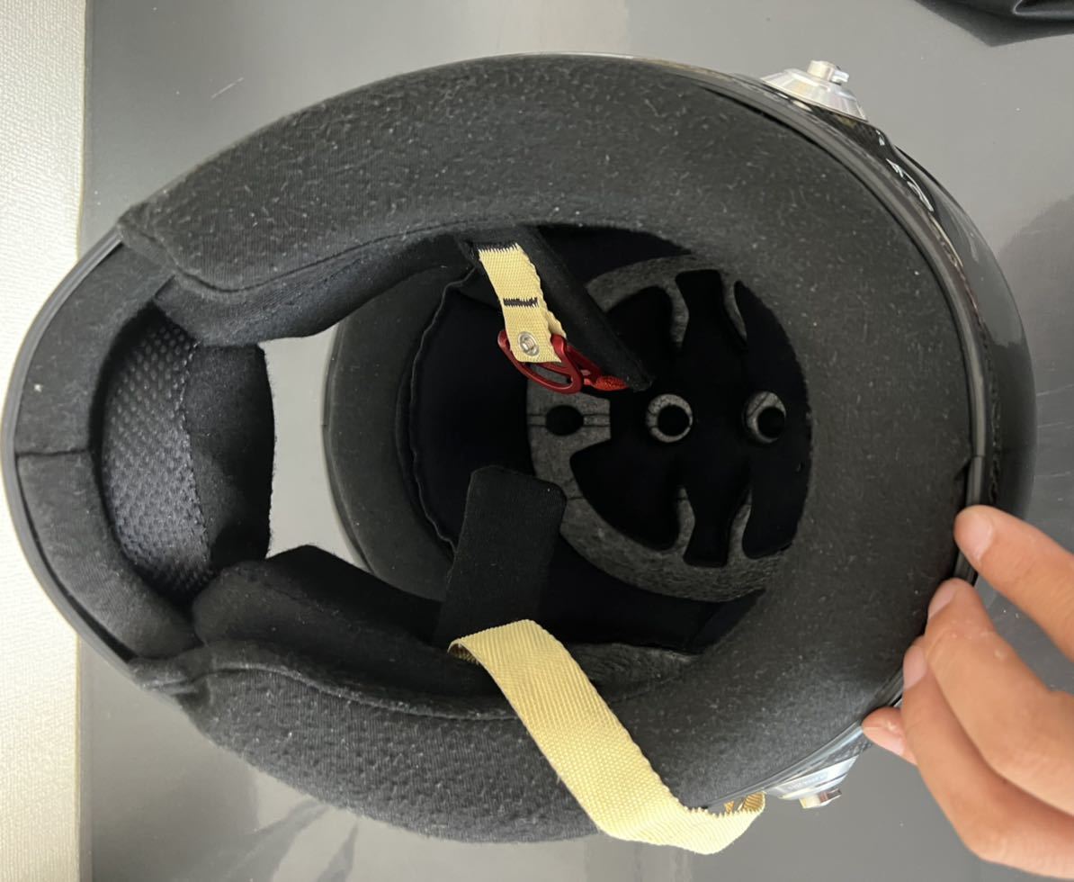 ☆中古美品 4輪用☆スパルコカーボンヘルメット ☆SKY RF-7W ☆XL 