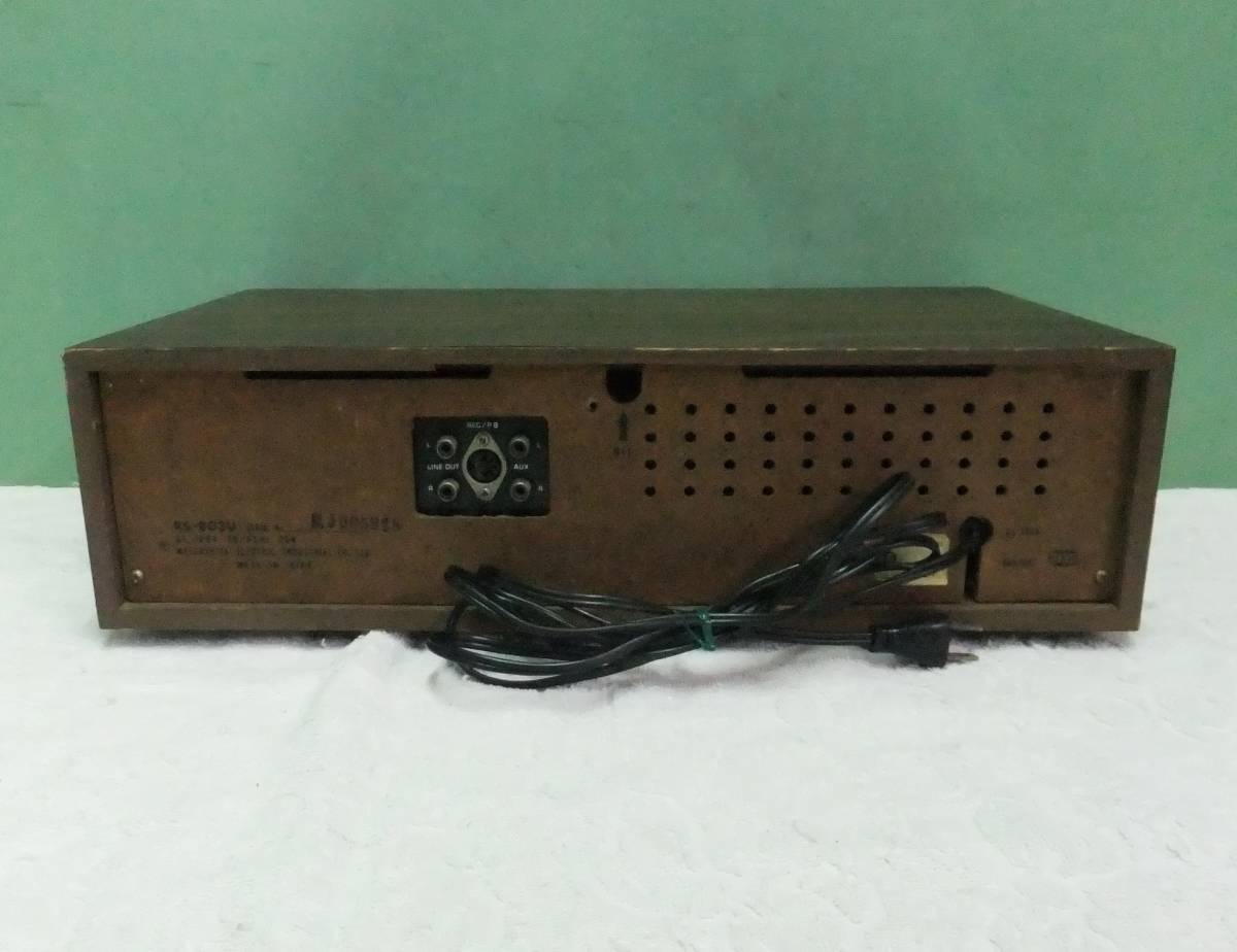 ♦︎ 希少 National Panasonic RS-803U 8トラックデッキ NATIONAL PANASONIC RS-803U 8トラックデッキ トラックカセットデッキ