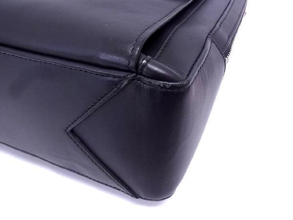 1円 □美品□ MONTBLANC モンブラン レザー ビジネスバッグ ブリーフ