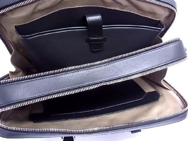 1円 □美品□ MONTBLANC モンブラン レザー ビジネスバッグ ブリーフ