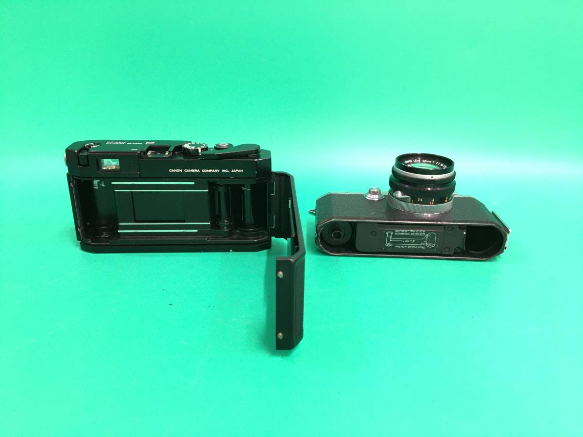 ☆ Canon + P ブラック + CANON LENS 50mm f:1.8 + 50mm 1:2.2 + 100mm