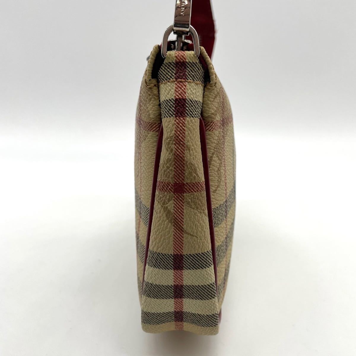1円《未使用級》BURBERRY バーバリー アクセサリーポーチ バニティ 