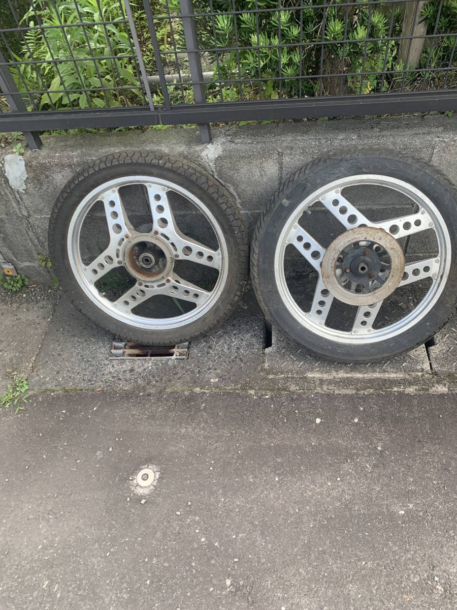 中古 MBX50 純正 ホイール 前後 セット 鹿児島発 希少 MBX50 前後ホイールセット MBX50 前後 - ホイールの中古