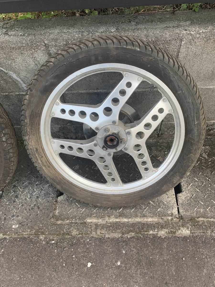 鹿児島発 希少 MBX50 前後ホイールセット MBX50 前後 - ホイールの中古