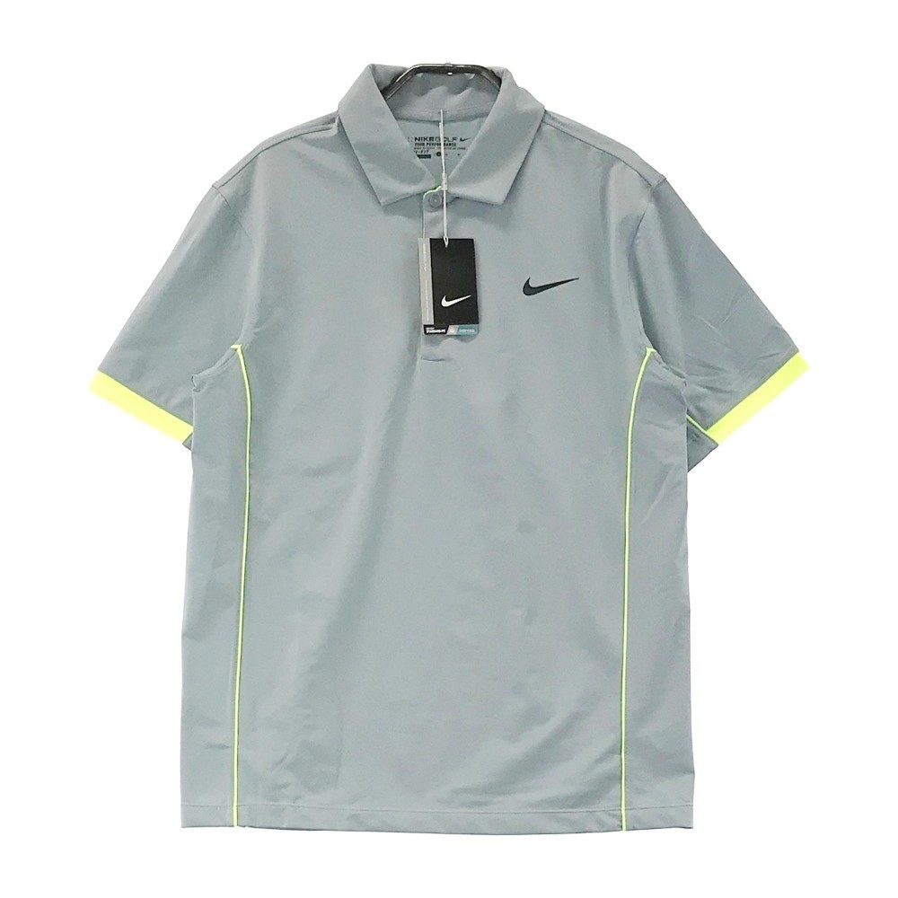 新品】【即決】NIKE GOLF ナイキゴルフ 半袖ポロシャツ グレー系 M