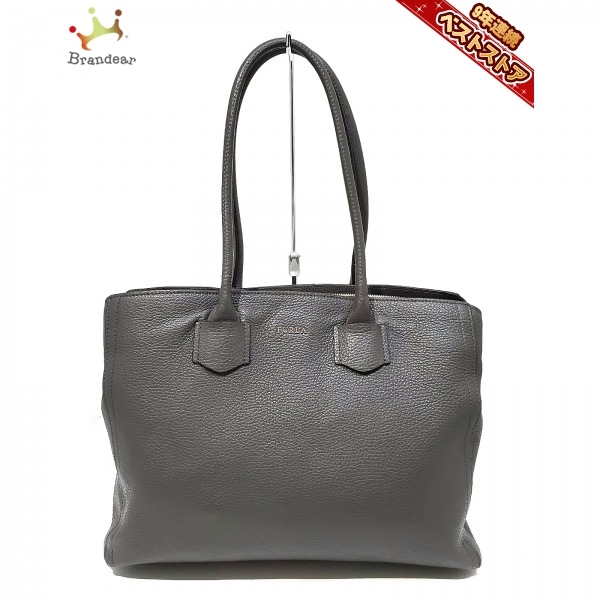 【限定SALE，新作】 フルラ FURLA トートバッグ - レザー ダークグレー バッグ(トートバッグ)｜売買されたオークション情報、yahooの商品情報をアーカイブ公開 - オークファン トートバッグ