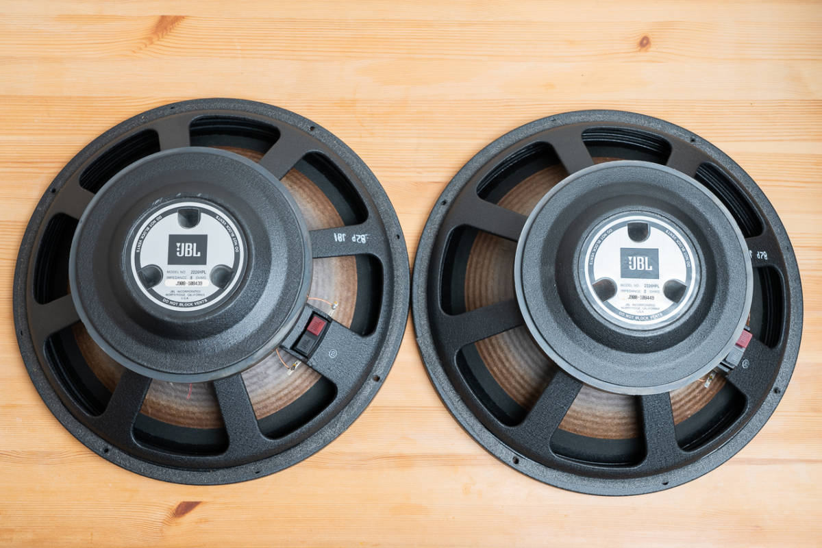 JBL 2226HPL ペア 38cmウーファー スピーカーユニット No2(スピーカー 