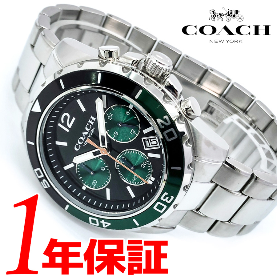 イチオシ Coachコーチkentケントメンズ腕時計ブラックグリーンクロノグラフデイトカレンダー3気圧防水アウトドア旅行デート大学生 コーチ 売買されたオークション情報 Yahooの商品情報をアーカイブ公開 オークファン Aucfan Com