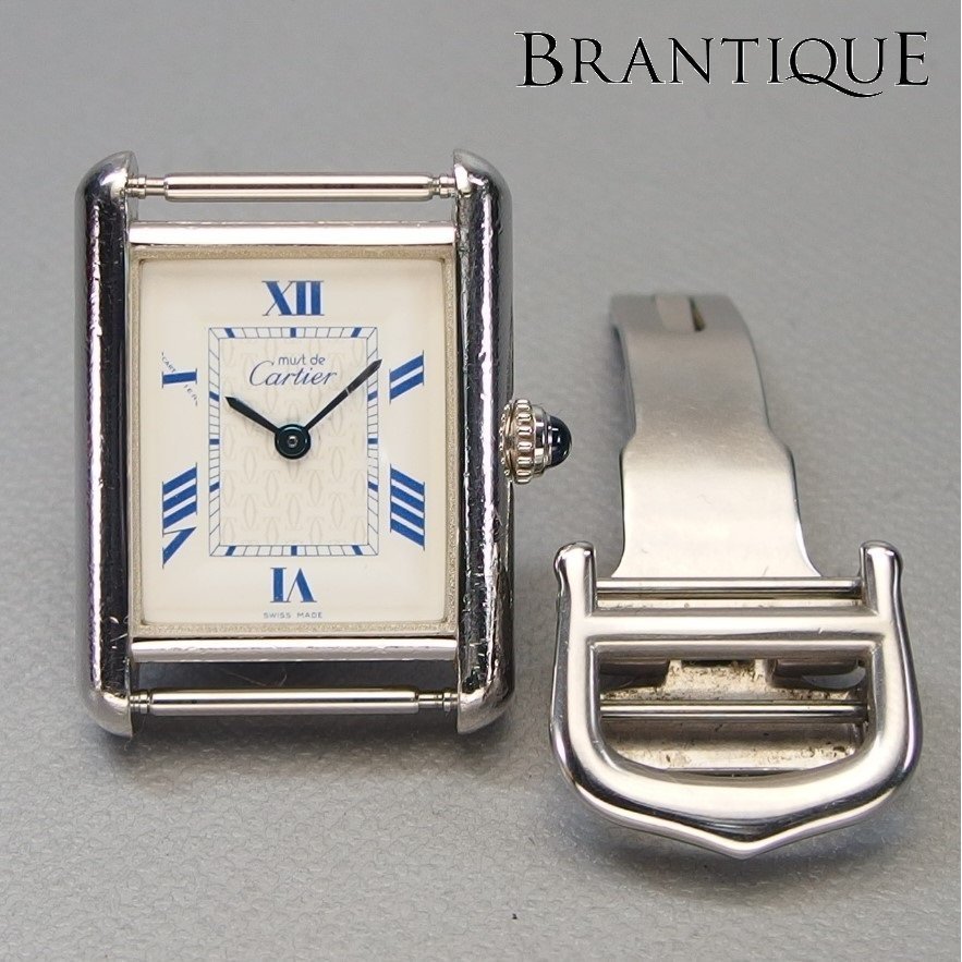 Cartier カルティエ マスト タンク Ref.2416 シルバー925 QZ 腕時計  