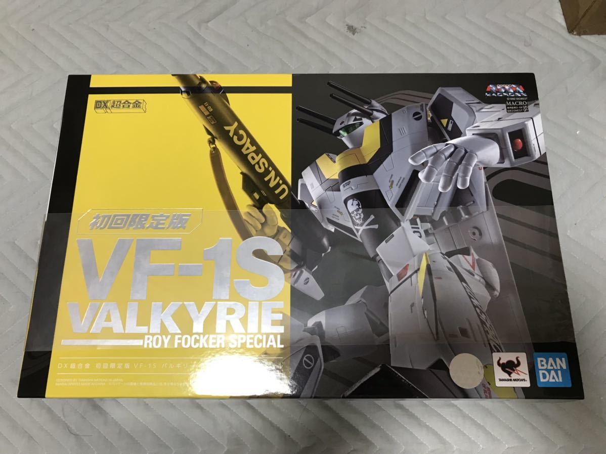 【送料無料，新品】 DX超合金 バルキリー VF-1S ロイ フォッカー機 初回限定版 超時空要塞マクロス(超時空要塞マクロス)｜売買されたオークション情報、yahooの商品情報をアーカイブ公開 - オークファン 超時空要塞マクロス