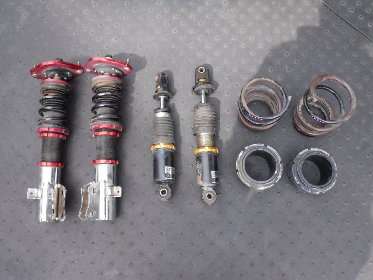 スズキ アルト Ha23v 車高調 全長調整式 フルタップ 減衰力 ストラット サスペンション ショック サスペンションキット 一式 売買されたオークション情報 Yahooの商品情報をアーカイブ公開 オークファン Aucfan Com