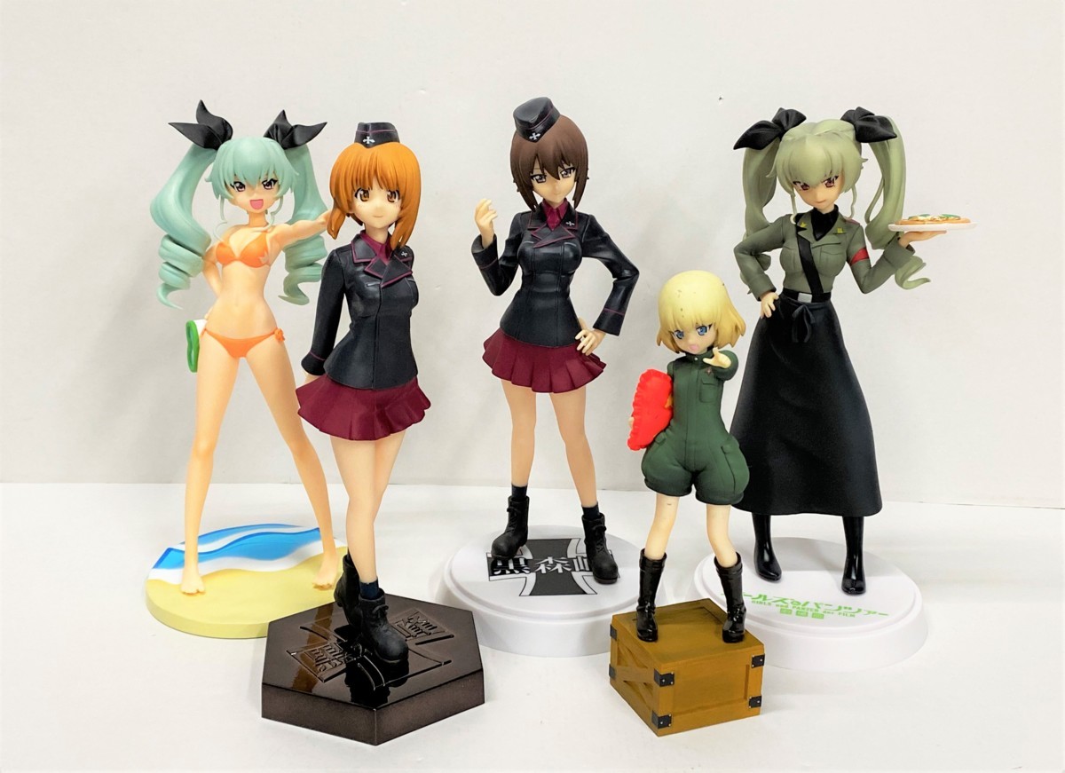 ジャンク品 美少女 プライズフィギュア まとめ売り ガルパン/ハルヒ