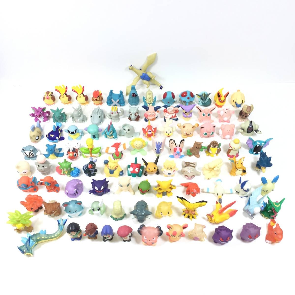 ▽ポケモン 指人形 大量まとめ 計94個セット クリア 色違い ソフビ