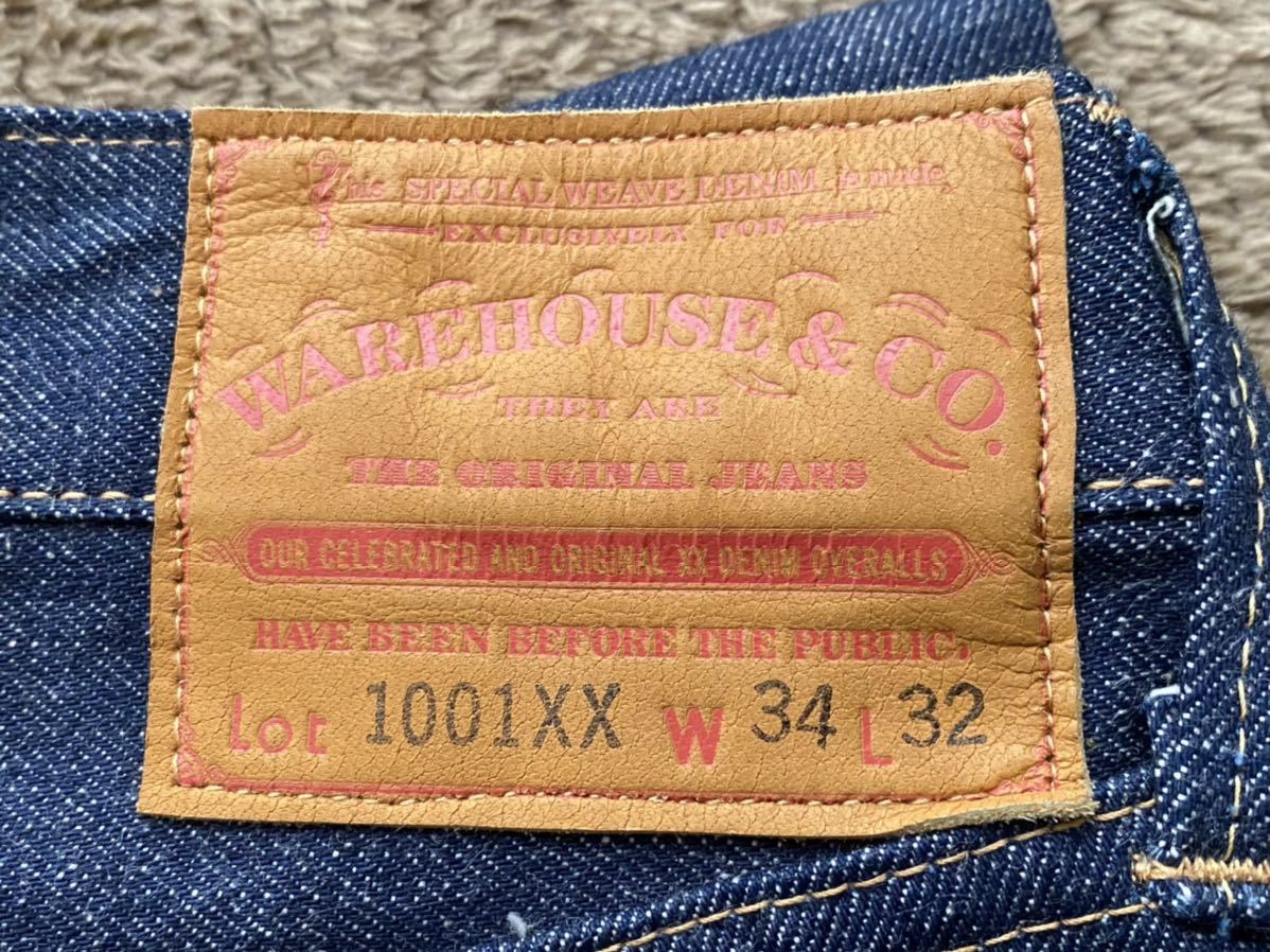 WAREHOUSE 1001xx W34 L32 2017稲妻フェスティバル購入 未使用品 