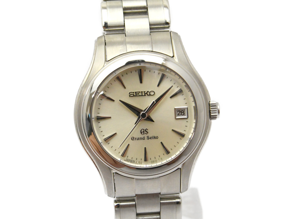 [極美品] 動作OK【SEIKO】セイコー GS グランドセイコー STGF025 4J52-0A10 シルバー文字盤 クォーツ レディース 動作OK 箱付 中古美品