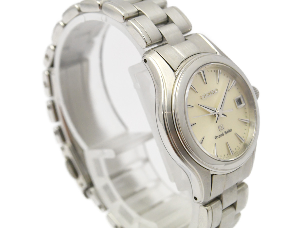 [極美品] 動作OK【SEIKO】セイコー GS グランドセイコー STGF025 4J52-0A10 シルバー文字盤 クォーツ レディース 動作OK 箱付 中古美品