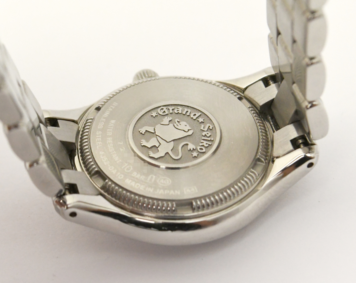 [極美品] 動作OK【SEIKO】セイコー GS グランドセイコー STGF025 4J52-0A10 シルバー文字盤 クォーツ レディース 動作OK 箱付 中古美品