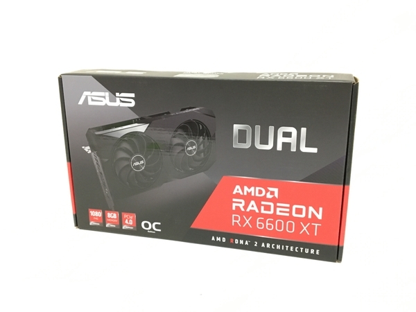 ASUS AMD RX 6600 XT OC Edition DUAL-RX6600XT-O8G ビデオカード