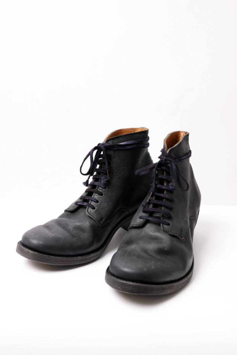 新品未使用 EVARIST BERTRAN EB4T LACED MIDDLE BOOTS UP HEEL col.BK