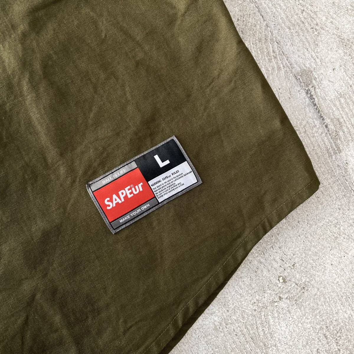 希少 SAPEur サプール OD Duck Shooting Shirt ダック シューティング 