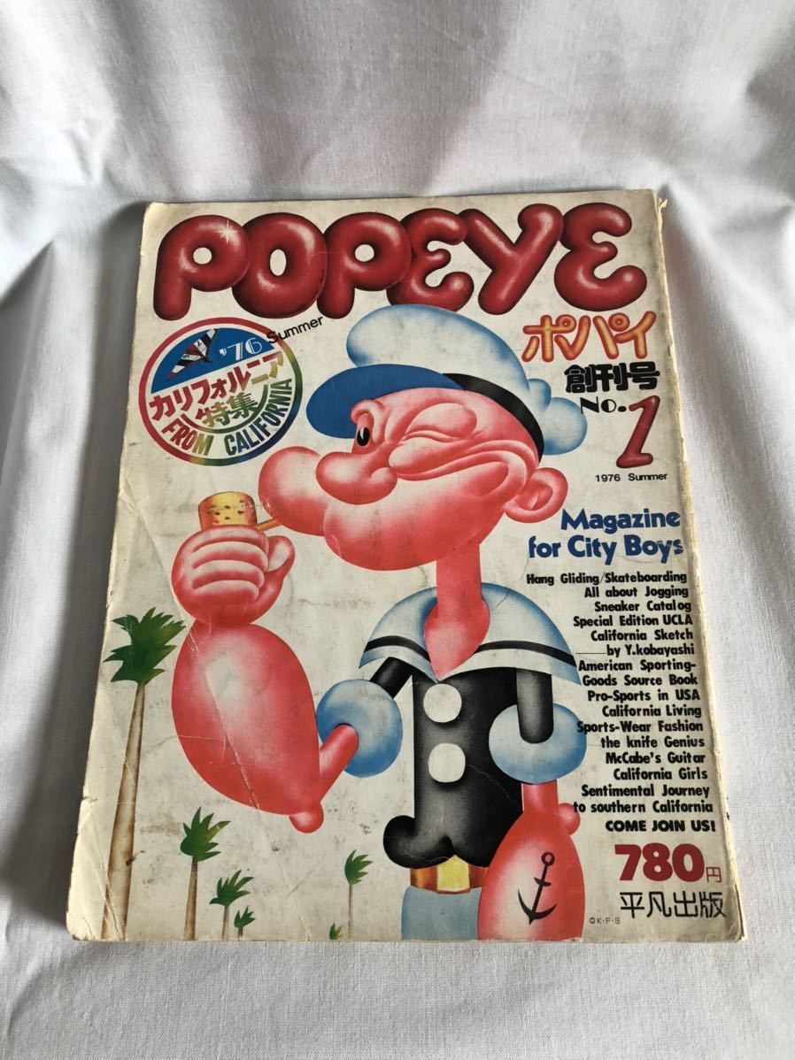 創刊号 POPEYE - ポパイ 1976年 公式通販 No.1 復刻 Yahoo