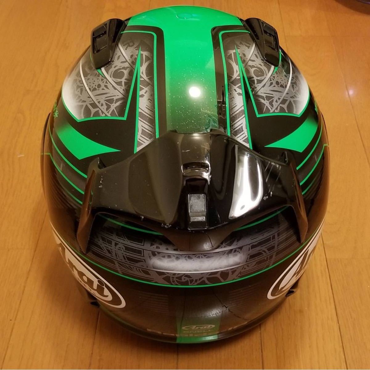 Arai(アライ)RAPIDE-IR（ラパイド-IR） CHRONUS カワサキカラー YF