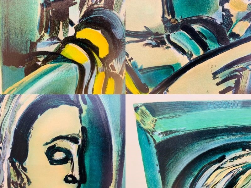 驚きの破格値，驚きの破格値，HOT ジョルジュ・ルオー HOMMAGE A FERNAND MOURLOT ポスター 額サイズ 幅約65cm×高さ80cm 作品サイズ 幅約54cm×高さ71cm 額