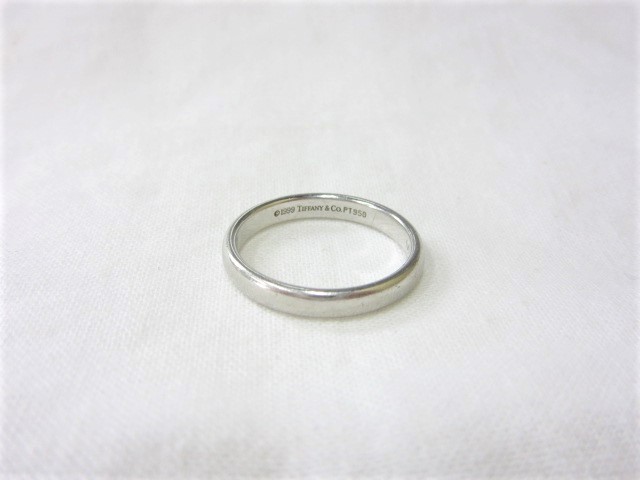 5D514EZS◎TIFFANY＆Co. ティファニー PT950刻印 プラチナ リング 14.5