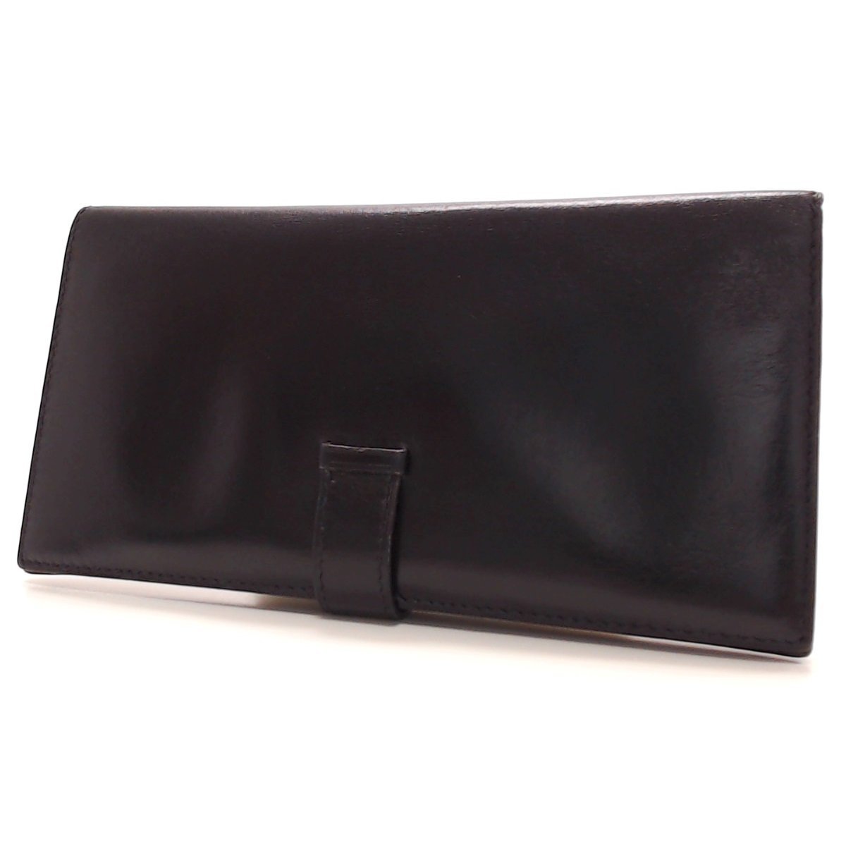 1円美品☆エルメス☆ベアンクラシック ボックスカーフ 2つ折り長財布 
