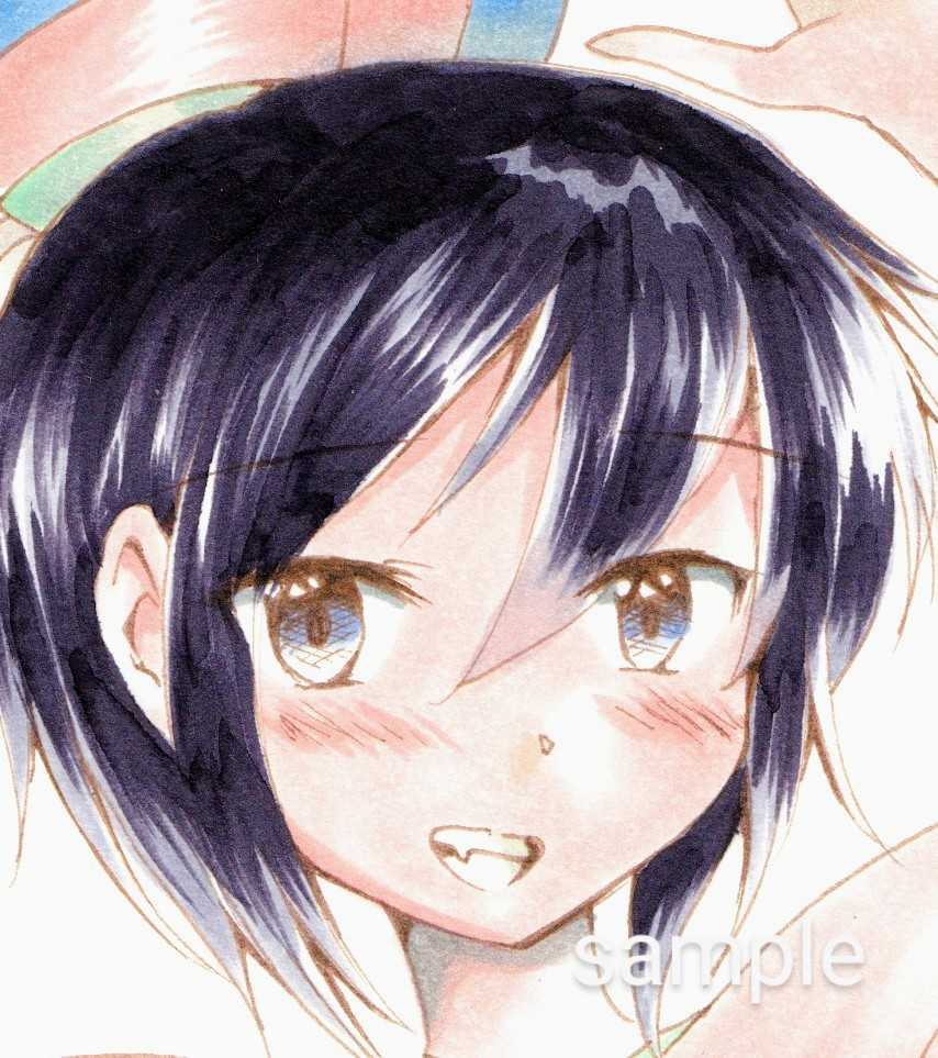 オリジナル手描きイラスト B5 細目水彩 黒髪少女 手描きイラスト 売買されたオークション情報 Yahooの商品情報をアーカイブ公開 オークファン Aucfan Com