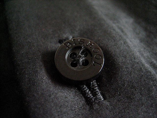 定価30,800円 BISHOOL ビシュール embroidery old cotton ls big shirt  