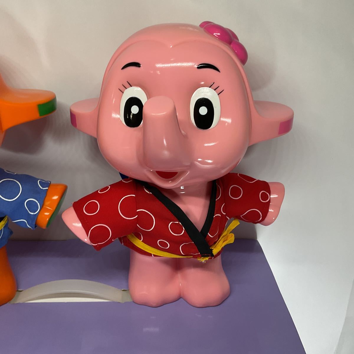 未使用品】【同梱可】サトちゃん サトコちゃん 貯金箱 限定品 人力車 