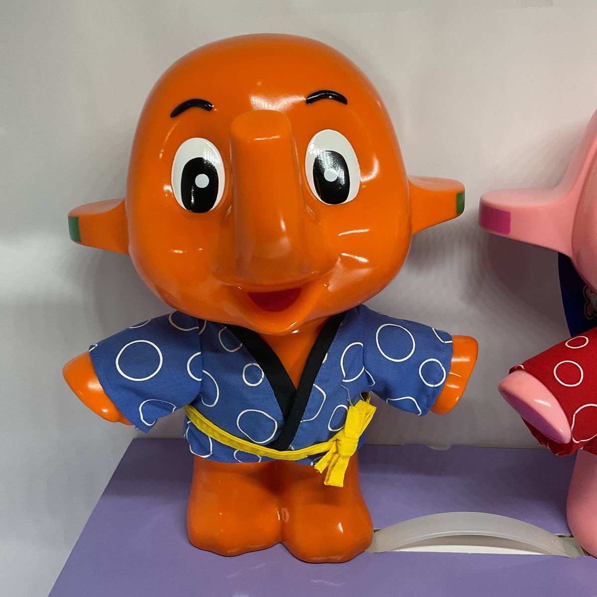 未使用品】【同梱可】サトちゃん サトコちゃん 貯金箱 限定品 人力車 