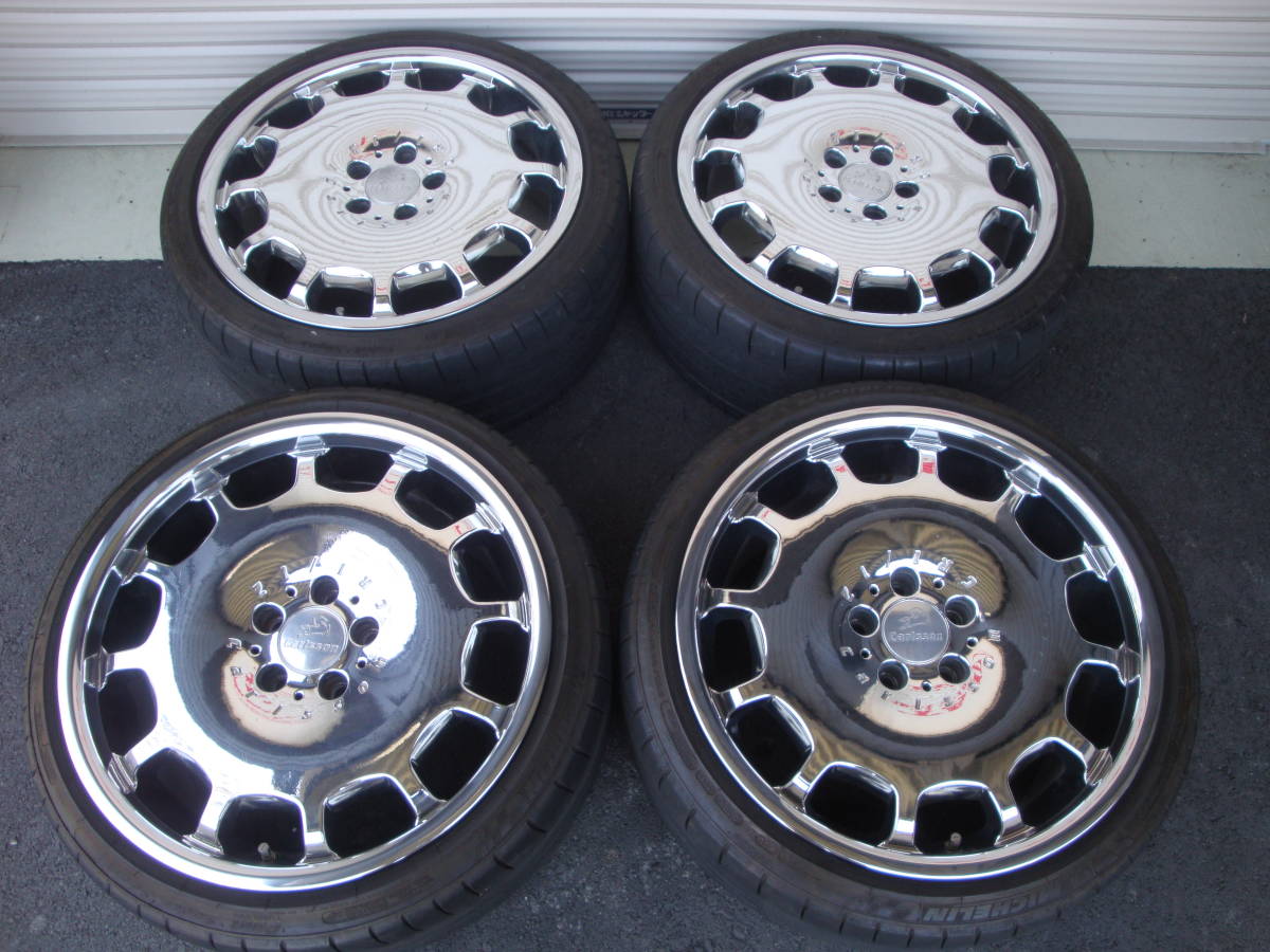 セール，お買い得 の カールソン 1/12 19インチアルミ+ミシュラン Pilot Super Sport 235/35ZR19 4本セット(ラジアルタイヤ)｜売買されたオークション情報、yahooの商品情報をアーカイブ公開 - オークファン 5穴