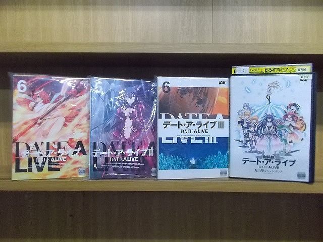 DVD デート・ア・ライブ 全6巻 + Ⅱ 全5巻 Ⅲ 全6巻 + 劇場版 計18本