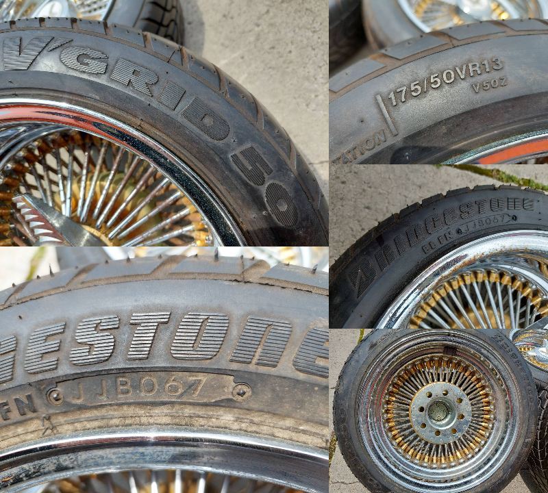 ジャンク扱い ロードスター リバース ワイヤー 7J？-13インチ ET-70